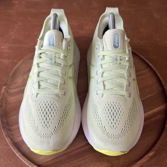 Asics Womens Gel Kayano 31 Yellow Road Running Shoes Sneakers Size 9.5 Wide - Picture 11 of 16